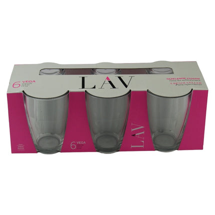 LAV VEG256E VEGA 415cc 14oz 6er Glas / Bardak / Tumbler