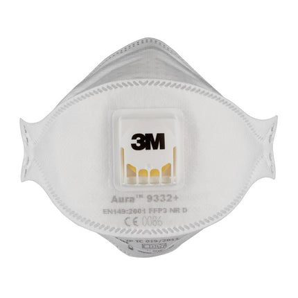 3M™ Aura™ Comfort Cool Flow™ Partikelmaske 9332+, FFP3, mit Ventil