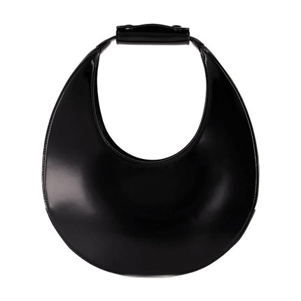 Moon Schultertasche - Staud - Leder - Schwarz