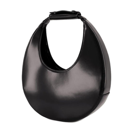 Moon Schultertasche - Staud - Leder - Schwarz