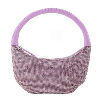 Pepper Crystal  Hobo Bag - Staud - Lilac - Strass