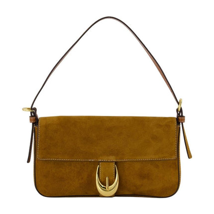 Harlow Schultertasche - Staud - Leder - Braun