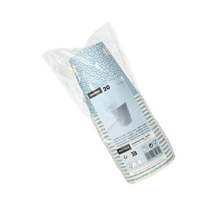 Starpak 20 Trinkbecher, Pappe "To Go" 0,2 l Ø 8 cm - 9,1 cm