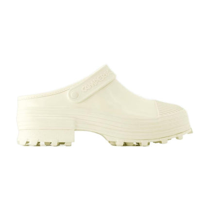 Traktori Pantoletten - Camper - Leder - Weiß