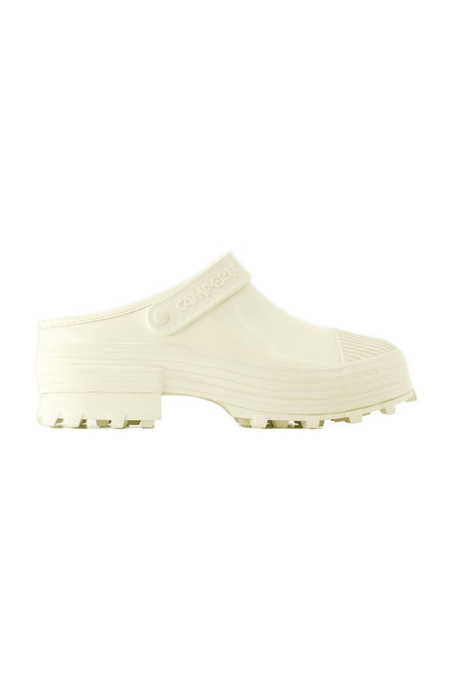 Traktori Pantoletten - Camper - Leder - Weiß