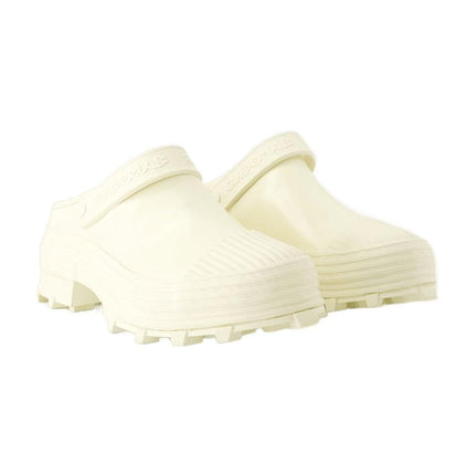 Traktori Pantoletten - Camper - Leder - Weiß