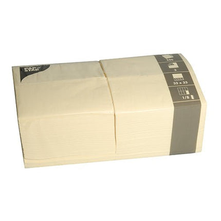 PAPSTAR 250 Servietten, 3-lagig 1/8-Falz