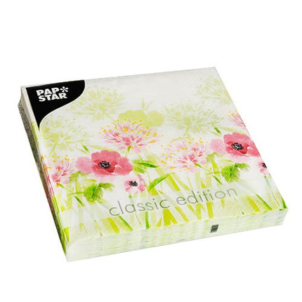 PAPSTAR 20 Servietten, 33 cm x 33 cm 3-lagig 1/4-Falz Design Set 1