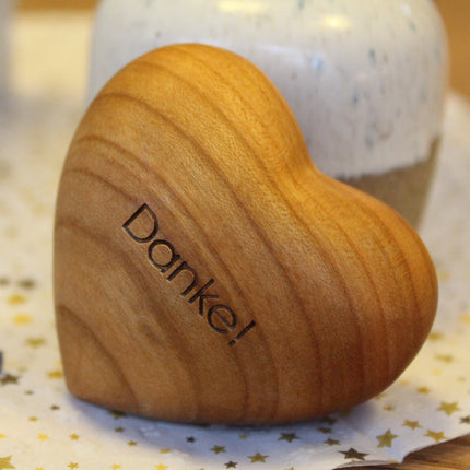 Thankgoods Holzherz Danke