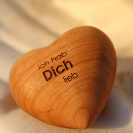 Thankgoods Holzherz Ich hab' Dich lieb