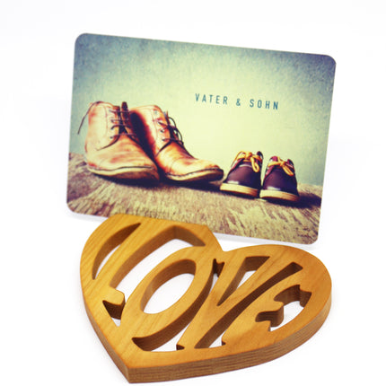 Thankgoods HERZ Postkartenhalter LOVE