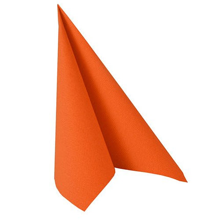 PAPSTAR 50 Servietten "ROYAL Collection" 1/4-Falz 40 x 40 cm nektarine