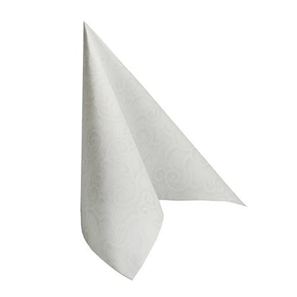 PAPSTAR 50 Servietten "ROYAL Collection" 1/4-Falz 40 x 40 cm weiss