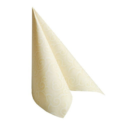 PAPSTAR 50 Servietten "ROYAL Collection" 1/4-Falz 40 x 40 cm champagner