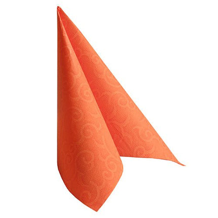 PAPSTAR 50 Servietten "ROYAL Collection" 1/4-Falz 40 x 40 cm nektarine