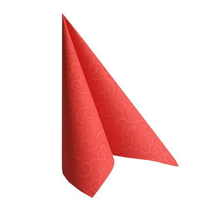 PAPSTAR 50 Servietten "ROYAL Collection" 1/4-Falz 40 x 40 cm rot
