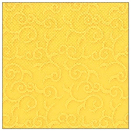 PAPSTAR 50 Servietten "ROYAL Collection" 1/4-Falz 40 x 40 cm gelb