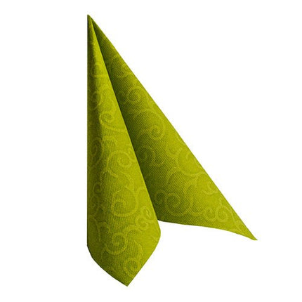 PAPSTAR 50 Servietten "ROYAL Collection" 1/4-Falz 40 x 40 cm grün