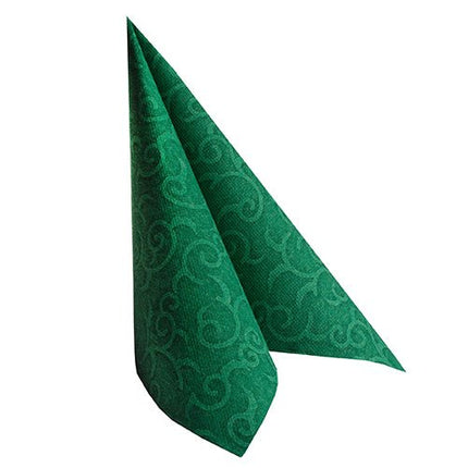 PAPSTAR 50 Servietten "ROYAL Collection" 1/4-Falz 40 x 40 cm grün