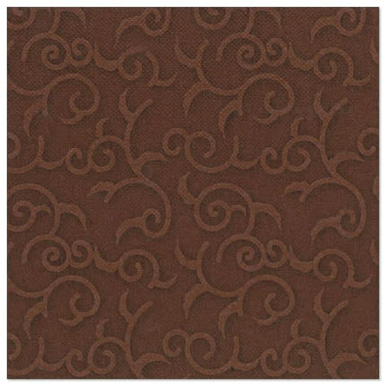 PAPSTAR 50 Servietten "ROYAL Collection" 1/4-Falz 40 x 40 cm braun