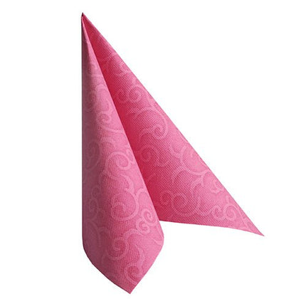 PAPSTAR 50 Servietten "ROYAL Collection" 1/4-Falz 40 x 40 cm fuchsia