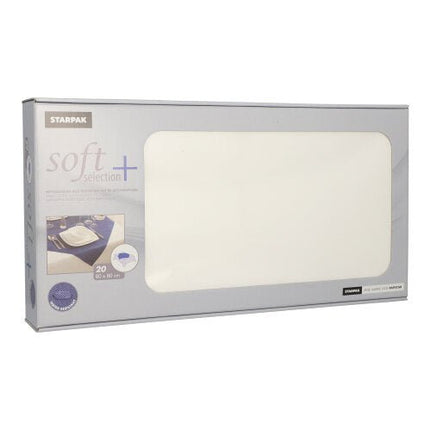 Starpak 20 Mitteldecken, stoffähnlich, Vlies "soft selection plus" 80 cm x 80 cm