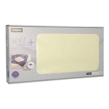 Starpak 20 Mitteldecken, stoffähnlich, Vlies "soft selection plus" 80 cm x 80 cm