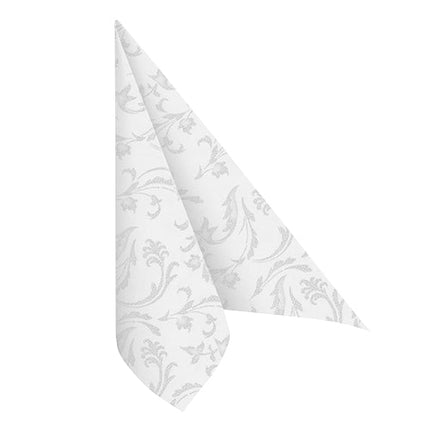 PAPSTAR 50 Servietten "ROYAL Collection" 1/4-Falz 40 x 40 cm weiss