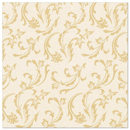 PAPSTAR 50 Servietten "ROYAL Collection" 1/4-Falz 40 x 40 cm champagner