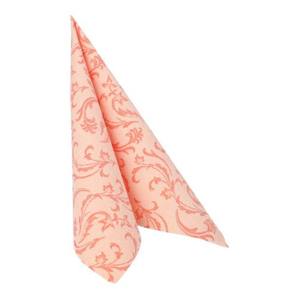 PAPSTAR 50 Servietten "ROYAL Collection" 1/4-Falz 40 x 40 cm nektarine
