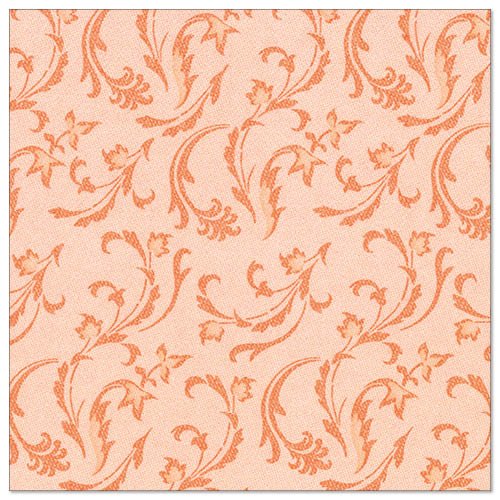 PAPSTAR 50 Servietten "ROYAL Collection" 1/4-Falz 40 x 40 cm nektarine