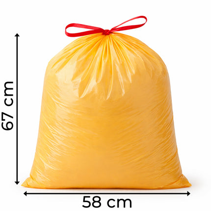 Müllbeutel mit Zugband 35L - Zitrus Duft