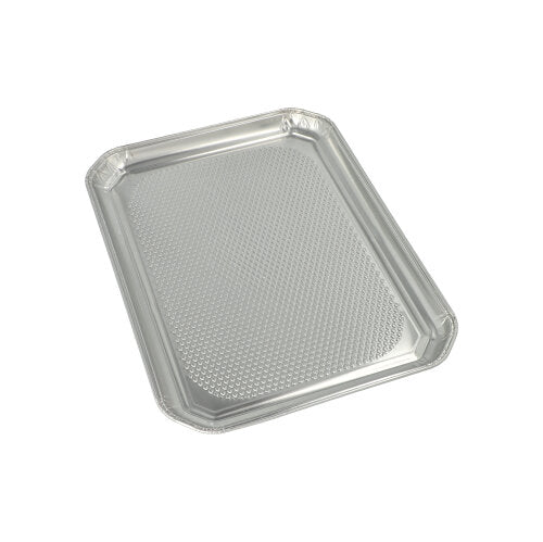 Starpak 5 Servierplatten, Alu eckig 35 cm x 26 cm | Schrumpffolie (5 Stück)