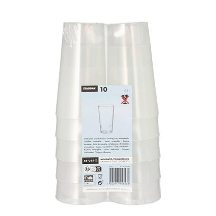 Starpak 10 Mehrweg-Trinkbecher