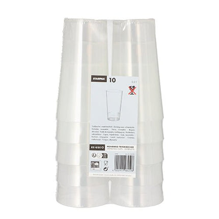 Starpak 10 Mehrweg-Trinkbecher