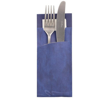 PAPSTAR 520 Bestecktaschen 20 cm x 8,5 cm 33 x 33 cm 2-lag. mit passender Serviette