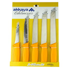 Akkaya Edelmesser 5er Set auf Karte AK035