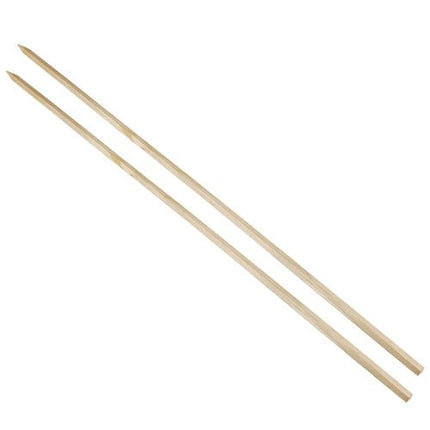 PAPSTAR Grill-Spieße "pure" 80 cm, ideal für Steckerlfisch | Schrumpffolie (20 Stück)