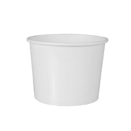 Starpak 50 Suppenbecher, Pappe "To Go" rund weiss