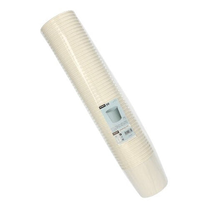 Starpak 50 Suppenbecher, Pappe "To Go" rund weiss