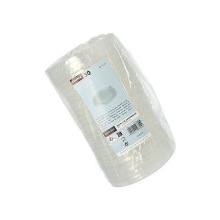 Starpak 50 Deckel für Suppenbecher, PP "To Go" rund Ø 11 cm transparent | Folie (50 Stück)