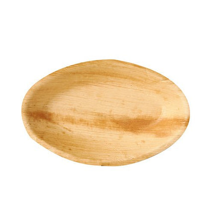 PAPSTAR Palmblatt Schalen "pure" oval, 20x12,5 cm, umweltfreundlich | Schrumpffolie (25 Stück)