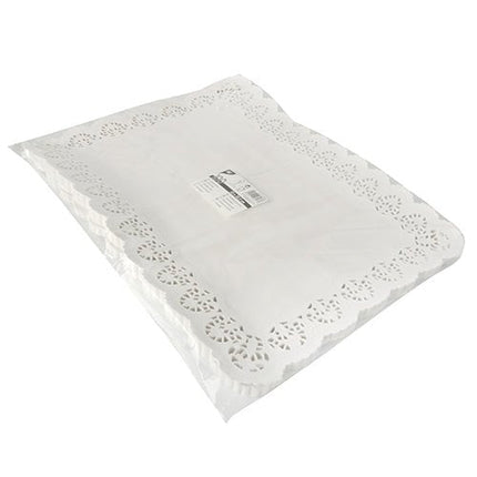PAPSTAR 100 Spitzenpapiere eckig, weiss