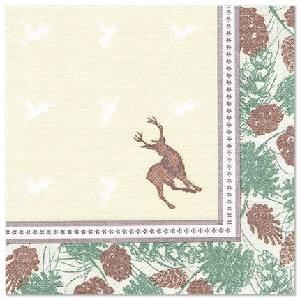 PAPSTAR 50 Servietten "ROYAL Collection" 1/4-Falz 40 x 40 cm Design