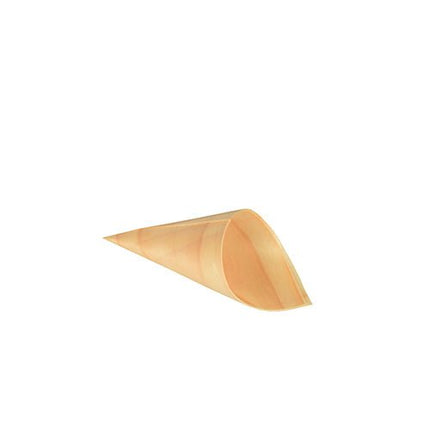 PAPSTAR 50 Fingerfood - Spitztüten, Holz "pure"