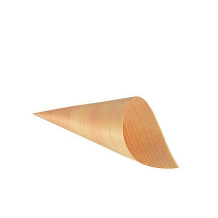PAPSTAR 50 Fingerfood - Spitztüten, Holz "pure"