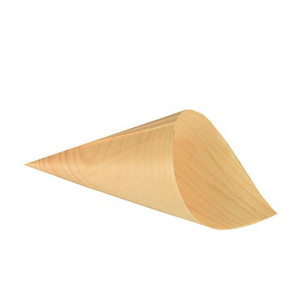PAPSTAR 50 Fingerfood - Spitztüten, Holz "pure"