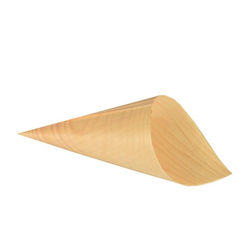 PAPSTAR 50 Fingerfood - Spitztüten, Holz "pure"