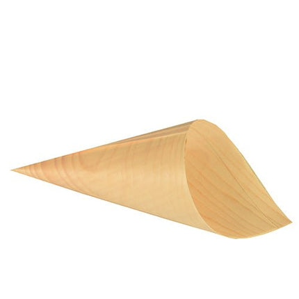 PAPSTAR 50 Fingerfood - Spitztüten, Holz "pure"