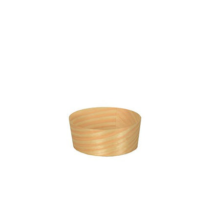 PAPSTAR 50 Fingerfood - Schalen, Holz "pure" rund